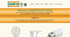 Desktop Screenshot of championlights.com