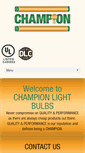 Mobile Screenshot of championlights.com